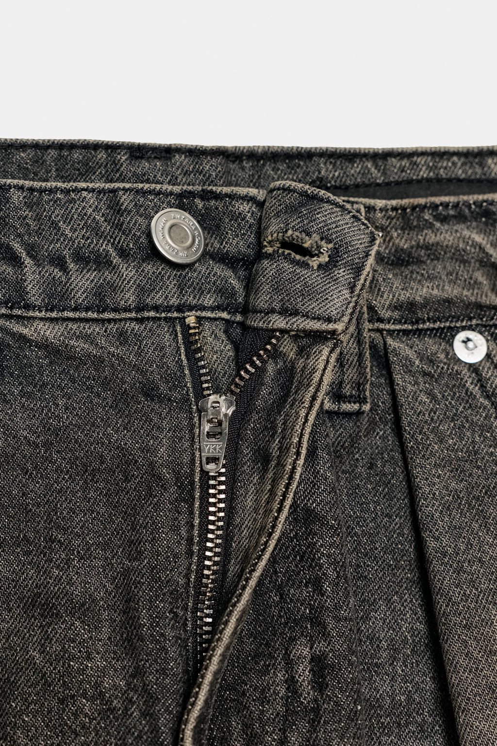 ZW COLLECTION WIDE-LEG MID-WAIST JEANS WITH DARTS - Zara фото 8