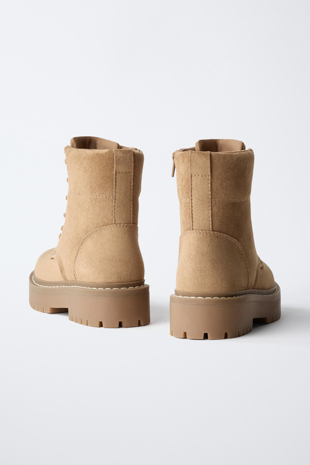 LACE-UP ANKLE BOOTS - Zara фото 5