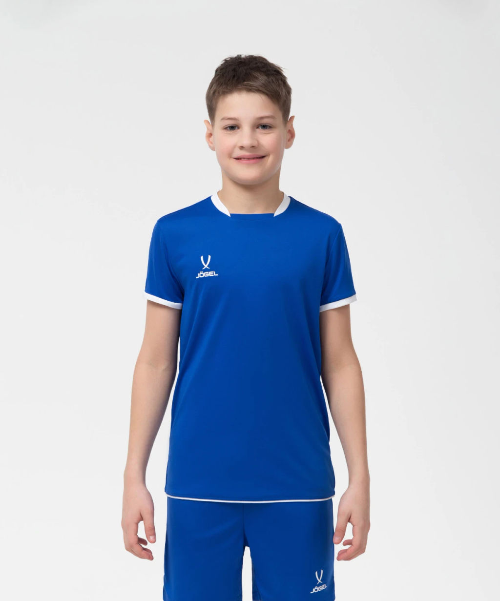 Футболка волейбольная JOGEL CAMP, синий, детский  фото 4