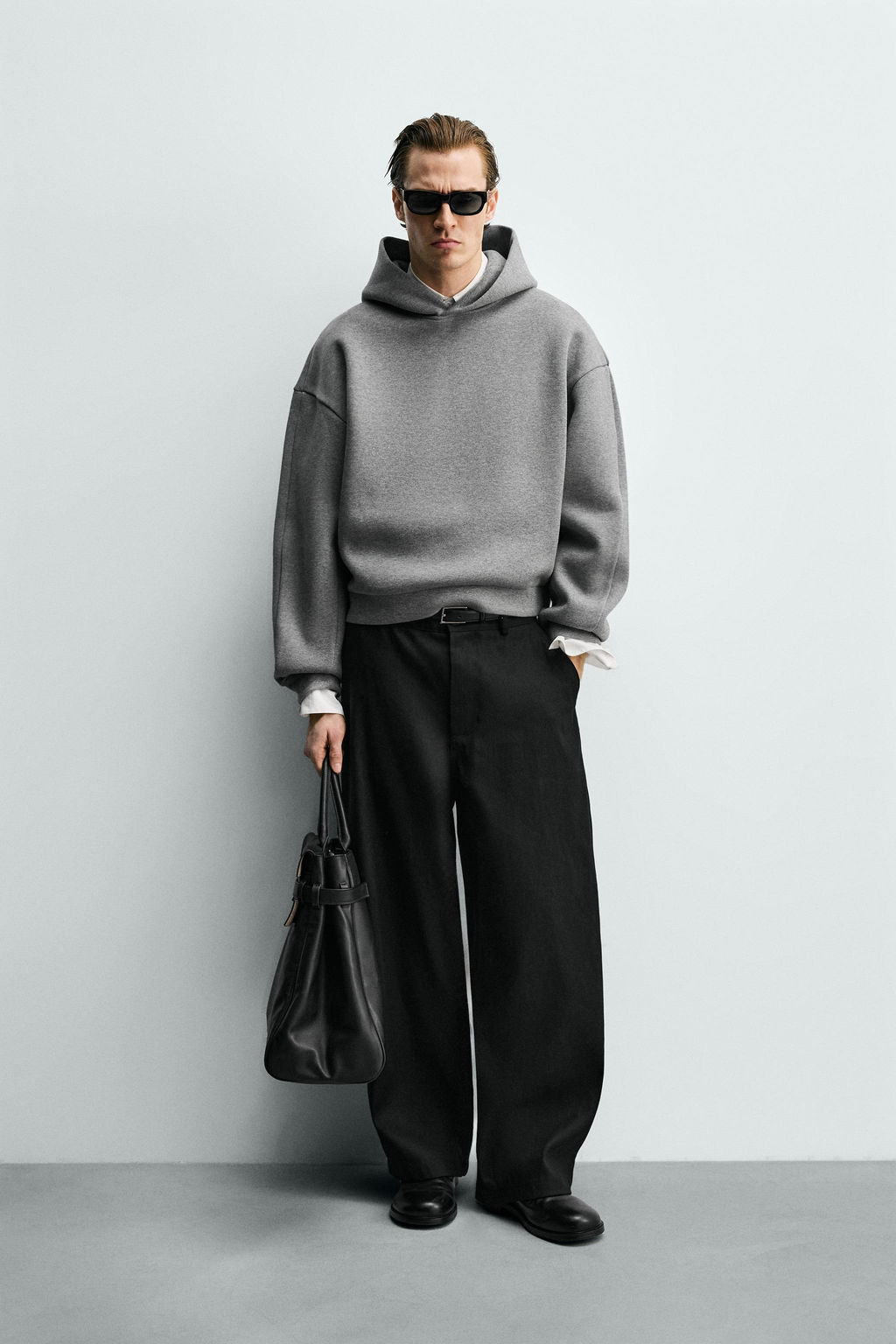 COMPACT BOXY FIT HOODIE - Zara фото 10