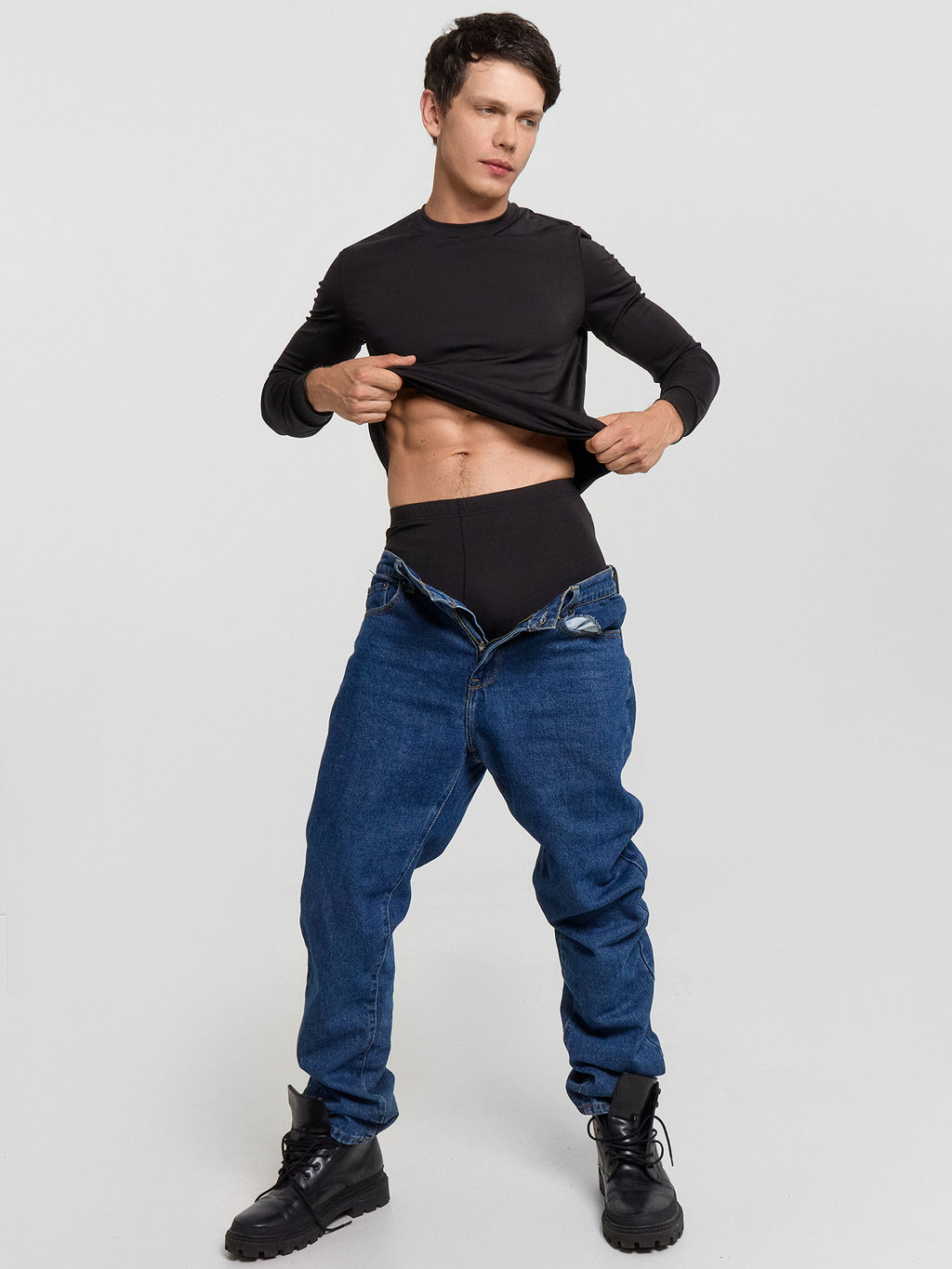 КОМПЛЕКТ МУЖСКОЙ (ДЖЕМПЕР, ЛЕГГИНСЫ) - Mark formelle фото 12