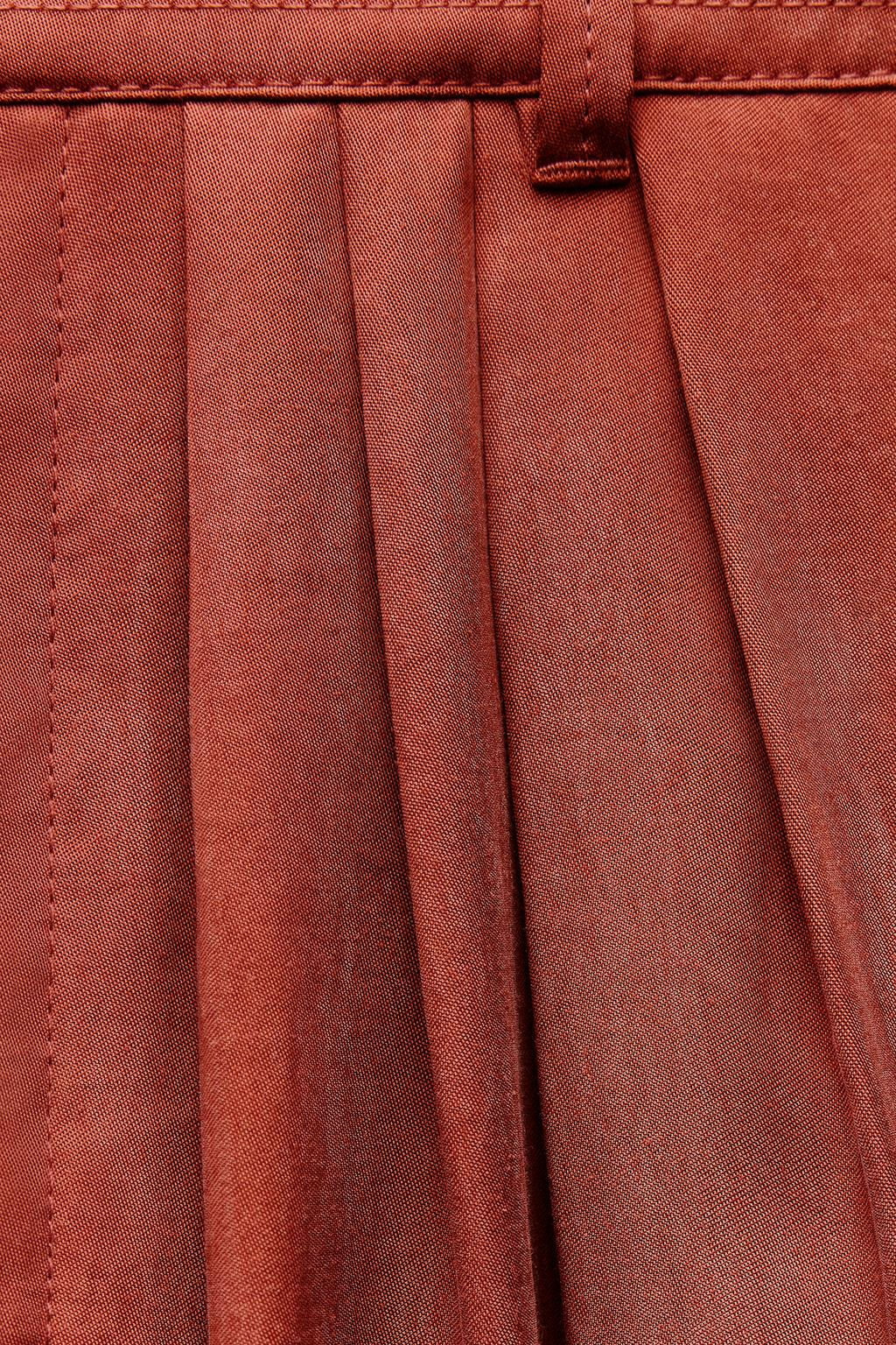 ZW COLLECTION FLOWING TROUSERS WITH PLEATS - Zara фото 7