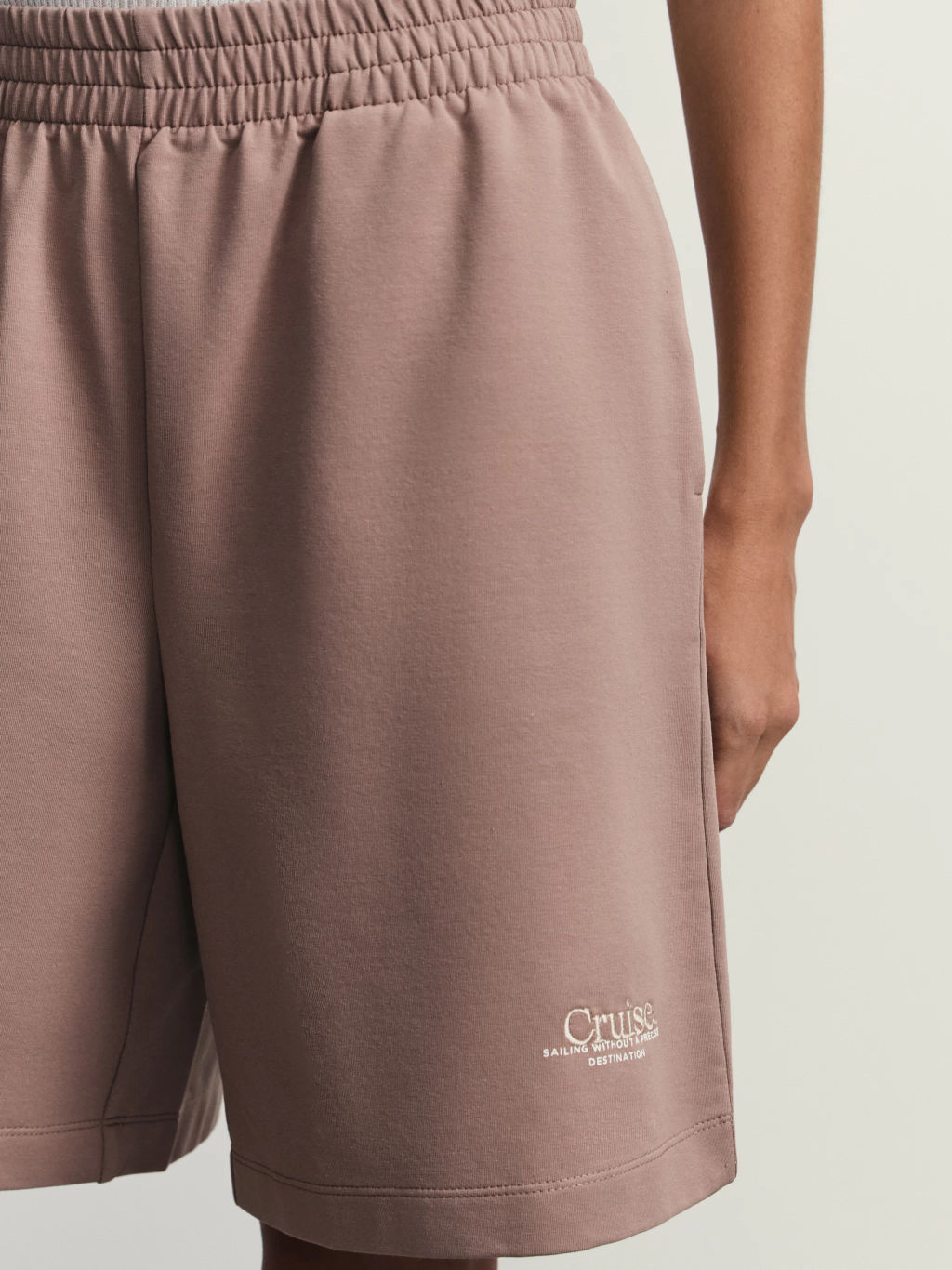 Трикотажные шорты с эластичным поясом / Zarina  фото 6