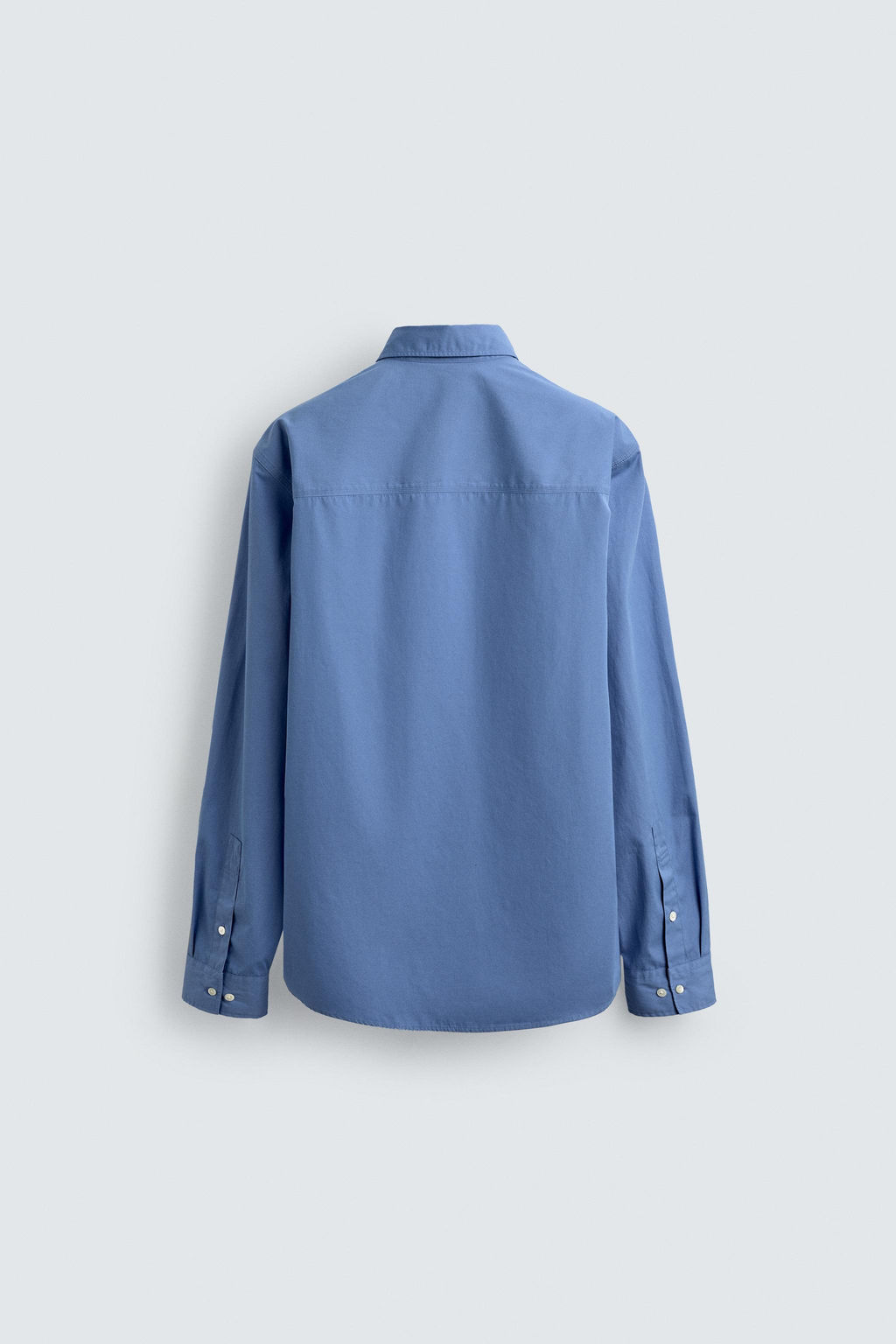 Рубашка Camisa Regular Fit Bolsillo Origins средне-синяя