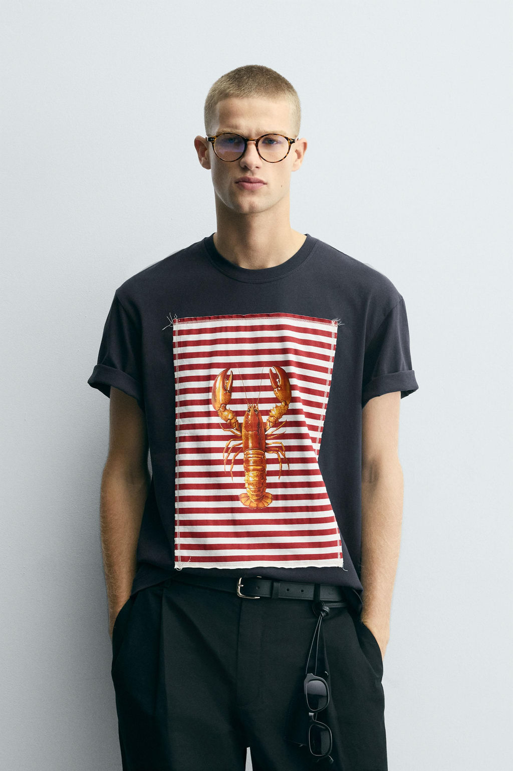 LOBSTER PATCH T-SHIRT - Zara фото 2
