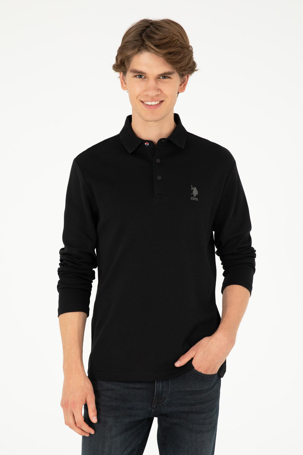 Мужской черный базовый свитшот Неожиданная скидка в корзине - U.s. polo assn фото 8