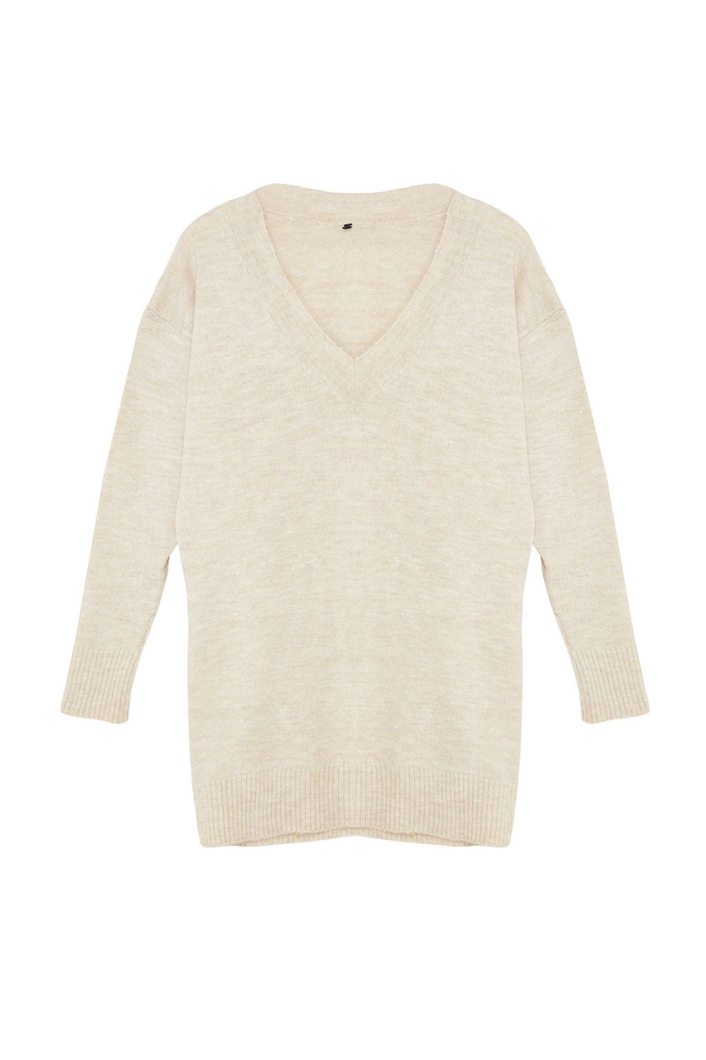 TRENDYOLMILLA Antrasit Mini Triko Genis Kal?p Yumusak Dokulu Elbise TWOAW24EL00086 фото 29