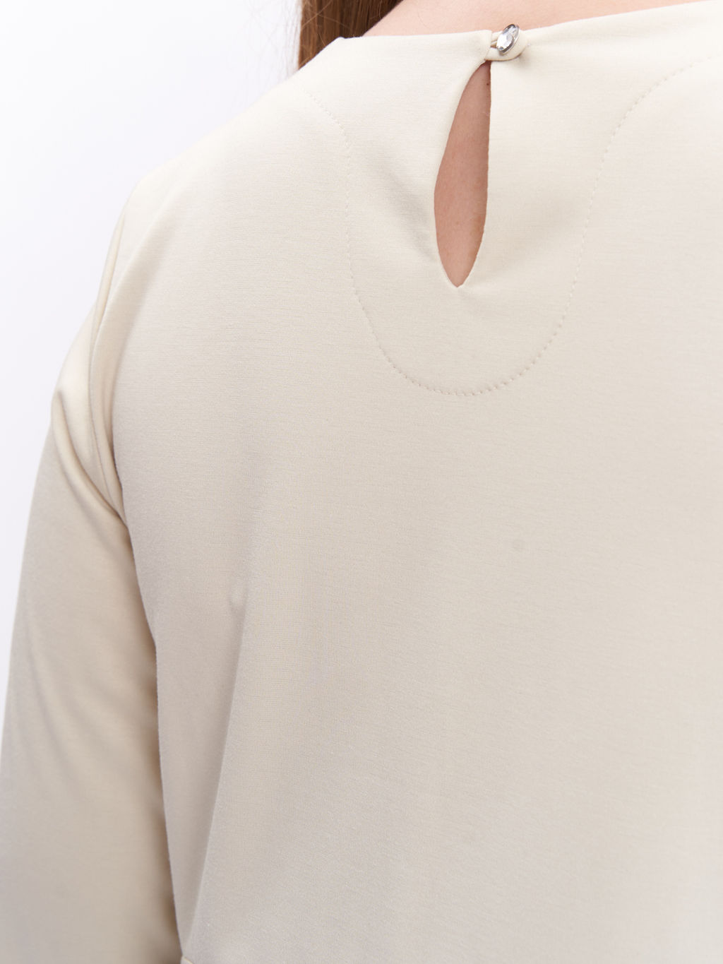 Платье из плотного трикотажа PP34306WHT04 - Артесса фото 9