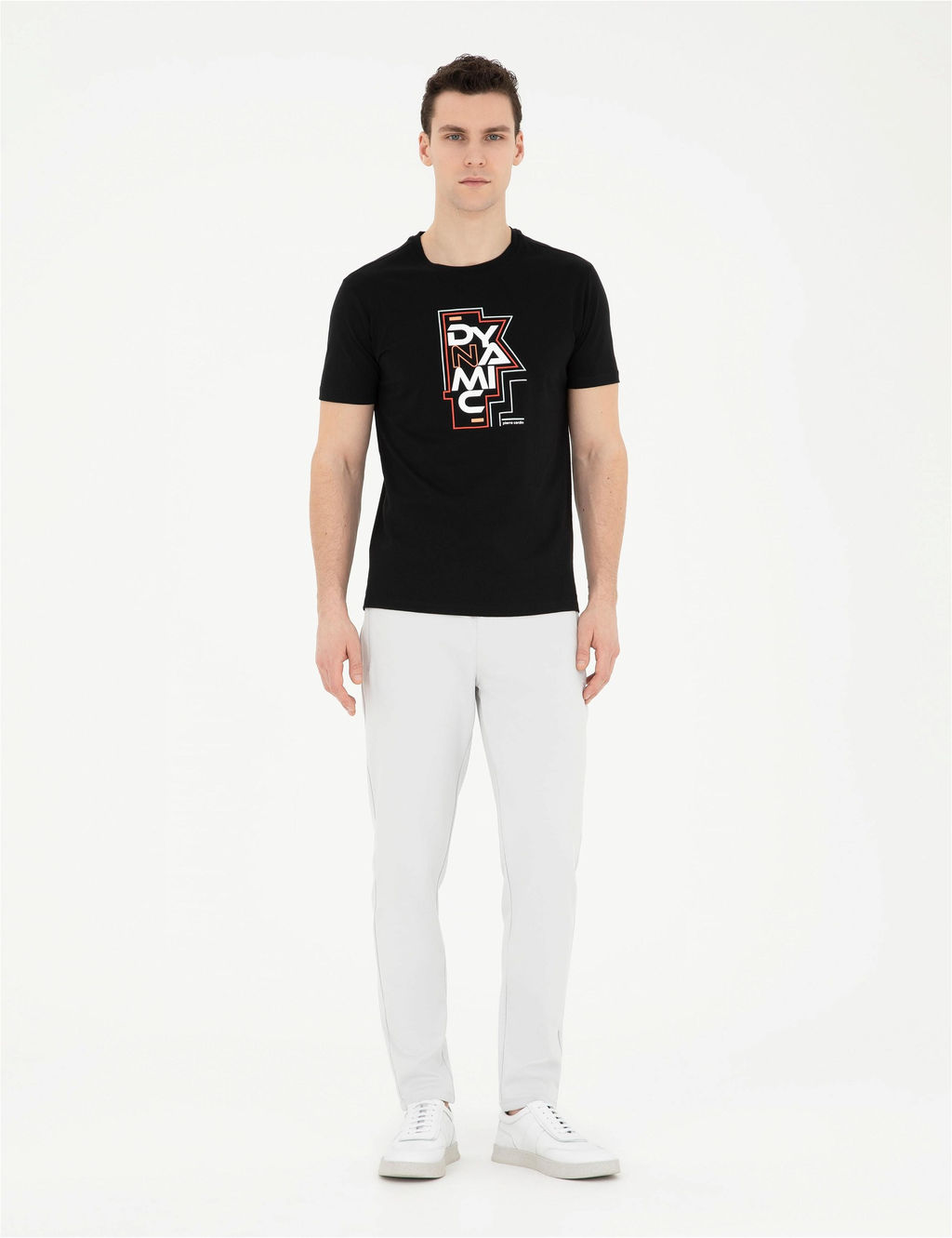 Siyah Slim Fit Ti__rt