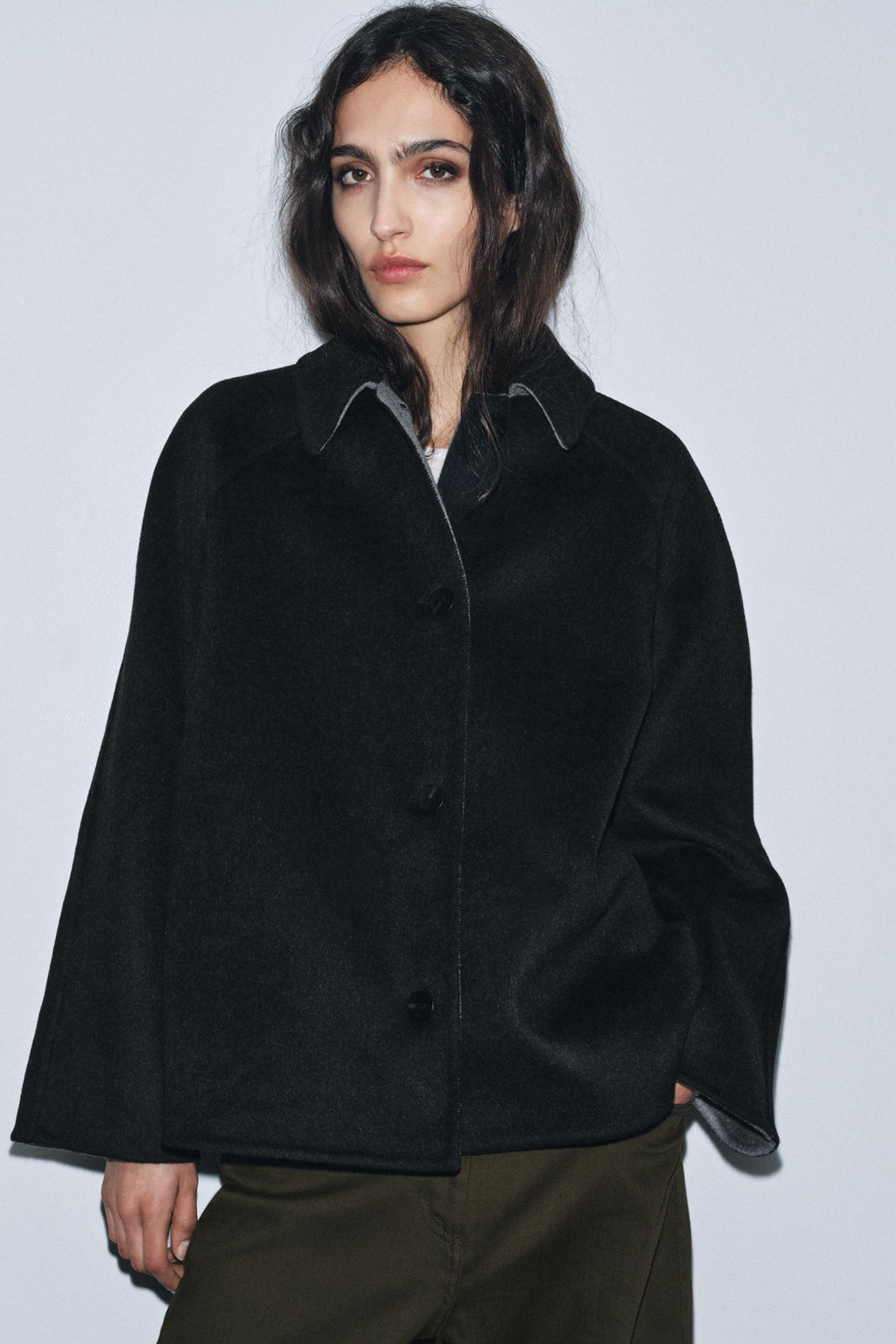 WOOL BLEND JACKET ZW COLLECTION - Zara фото 2