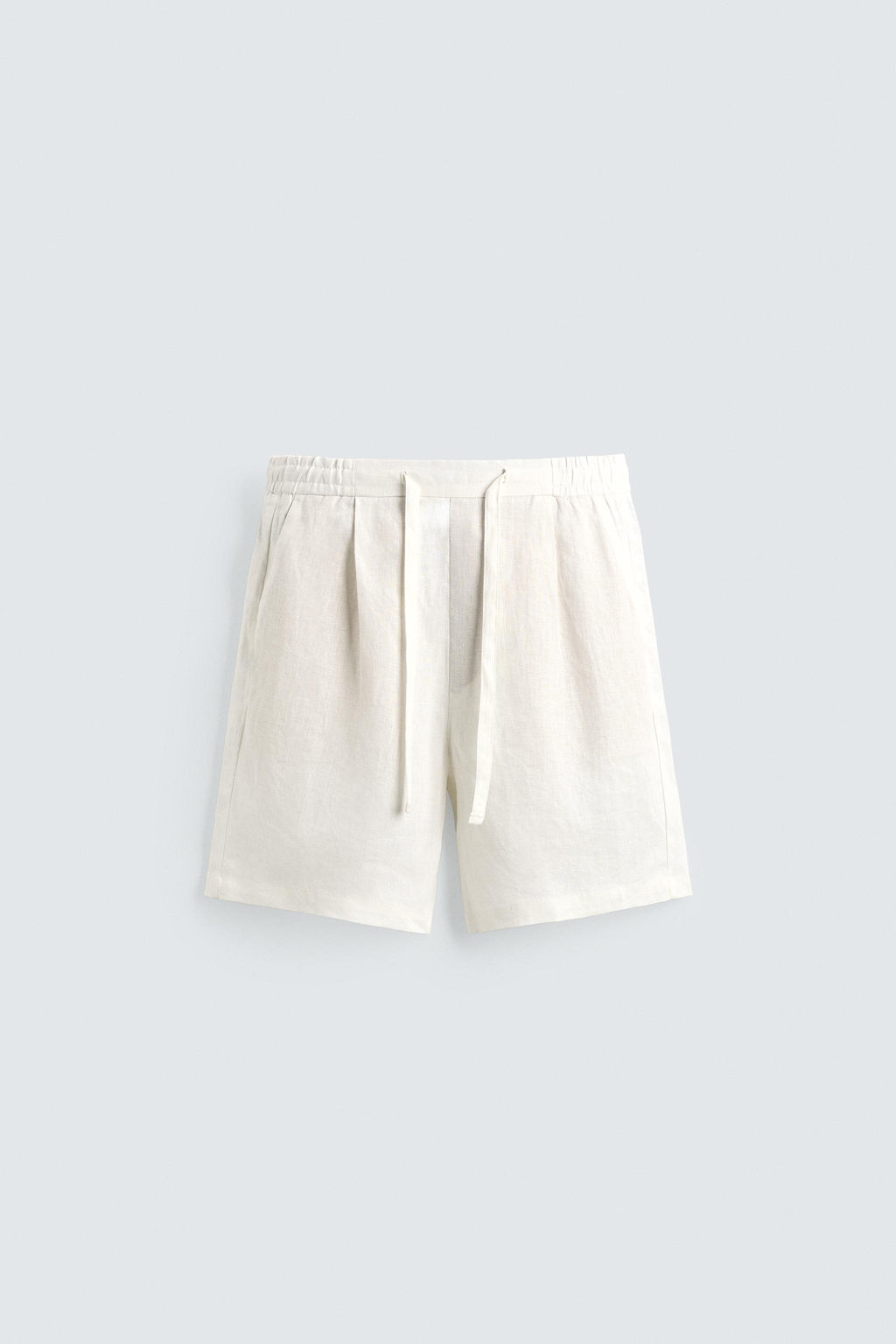 BERMUDA RELAXED FIT 100% LINO / Blanco - Zara фото 6