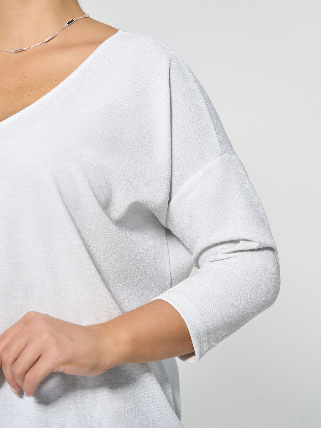 Джемпер 0057-9 белый бриллиант