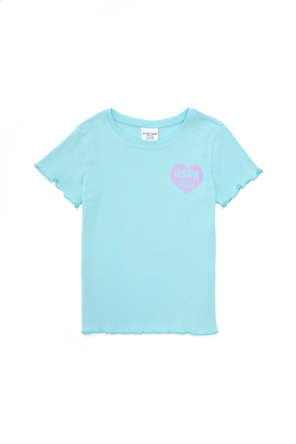 Базовая футболка зеленого цвета для девочек Неожиданная скидка в корзине - U.s. polo assn фото 2