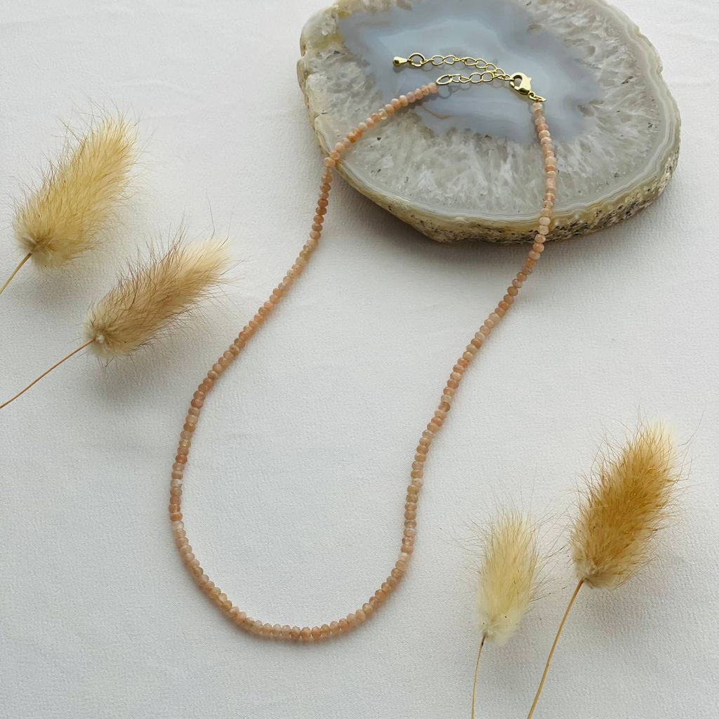 Бусы из Лунного камня 43 см +