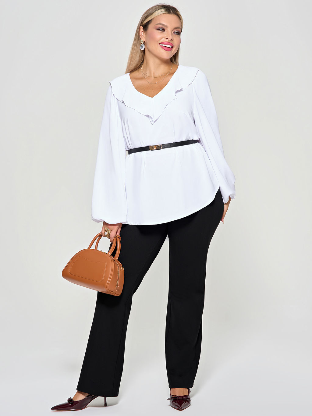 Блузка 0059-26 белый