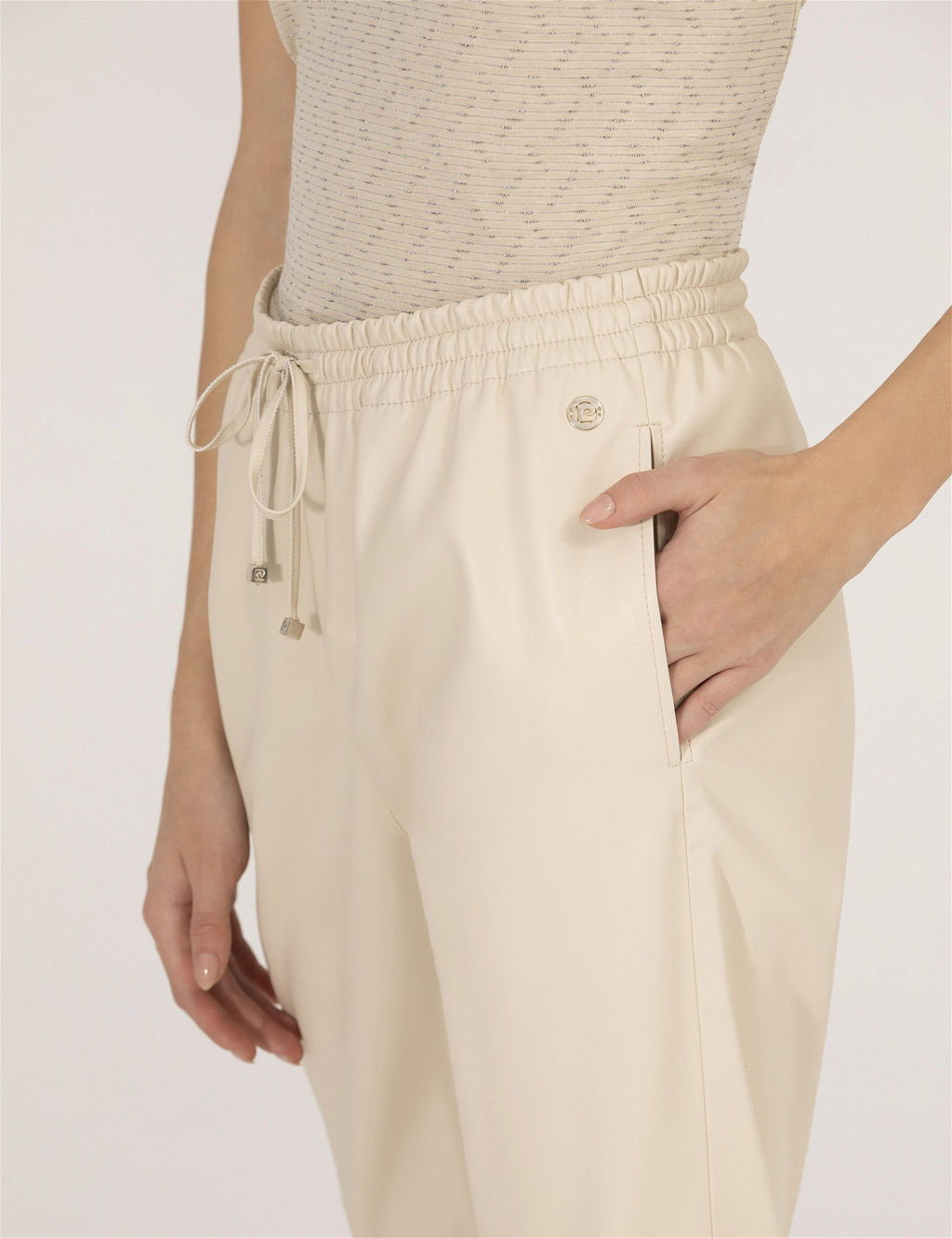 Krem Carrot Fit Kanvas Pantolon - Pierre cardin фото 5