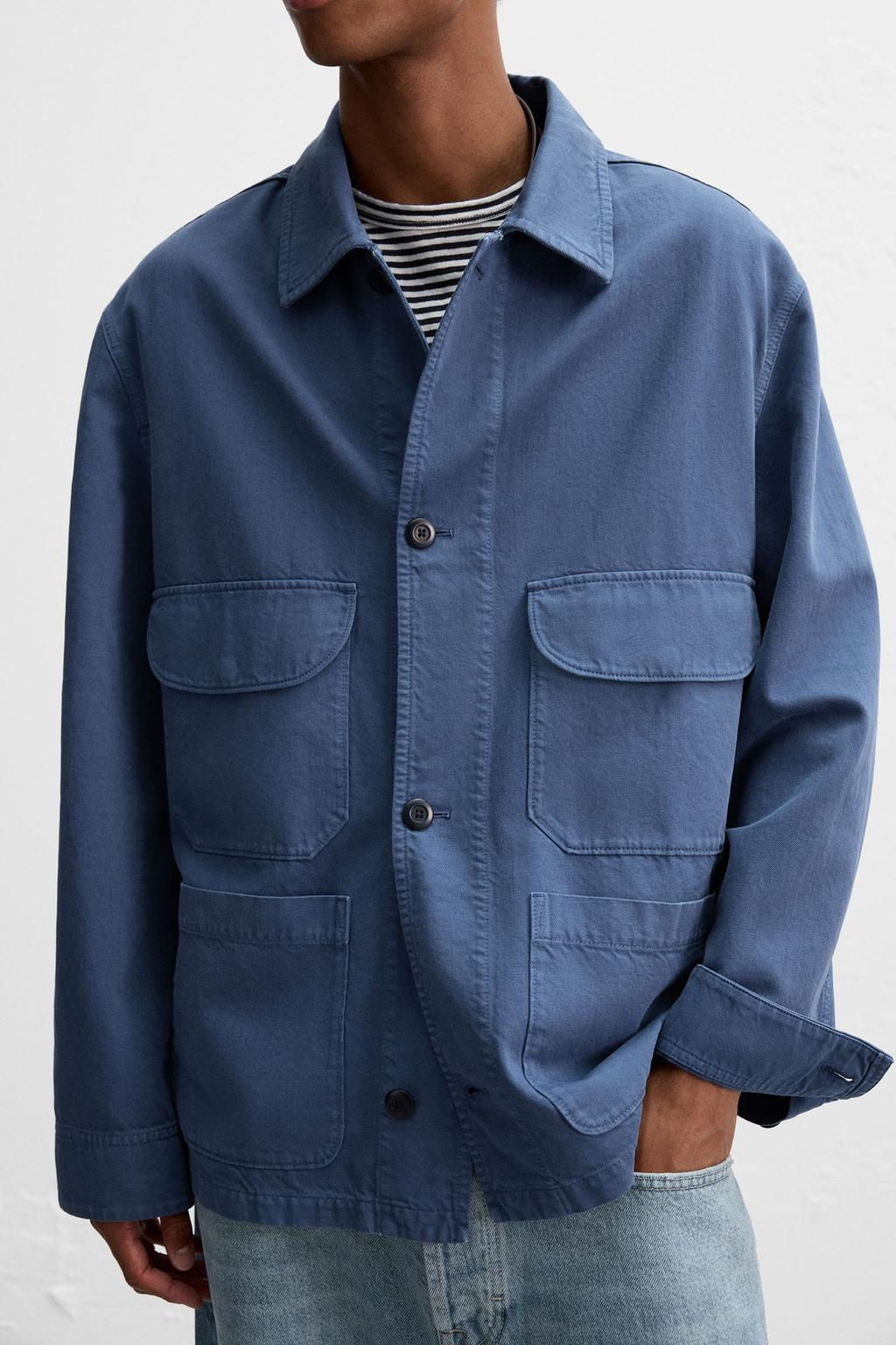 WASHED POCKET JACKET - Zara фото 5