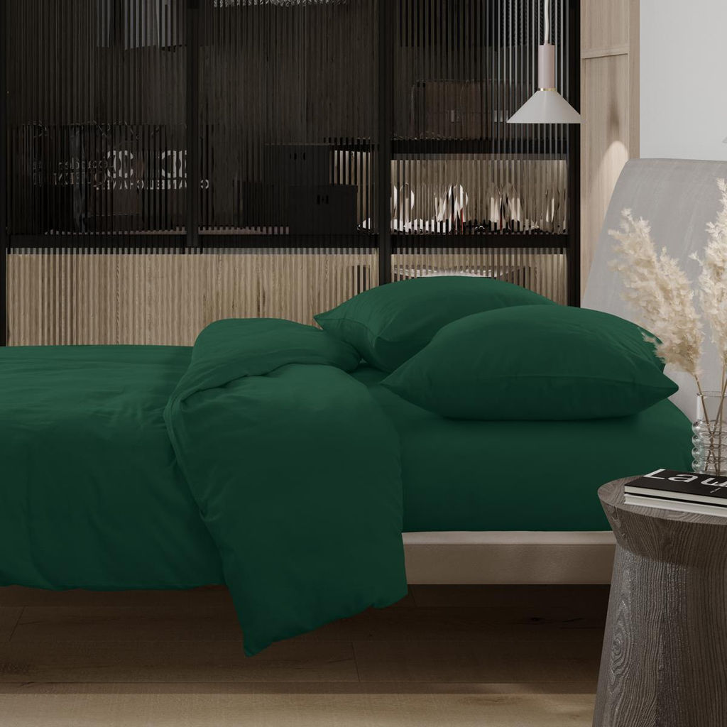 КПБ евро перкаль Актив "Wenge" (50х70) рис. 86407-9 Malachite