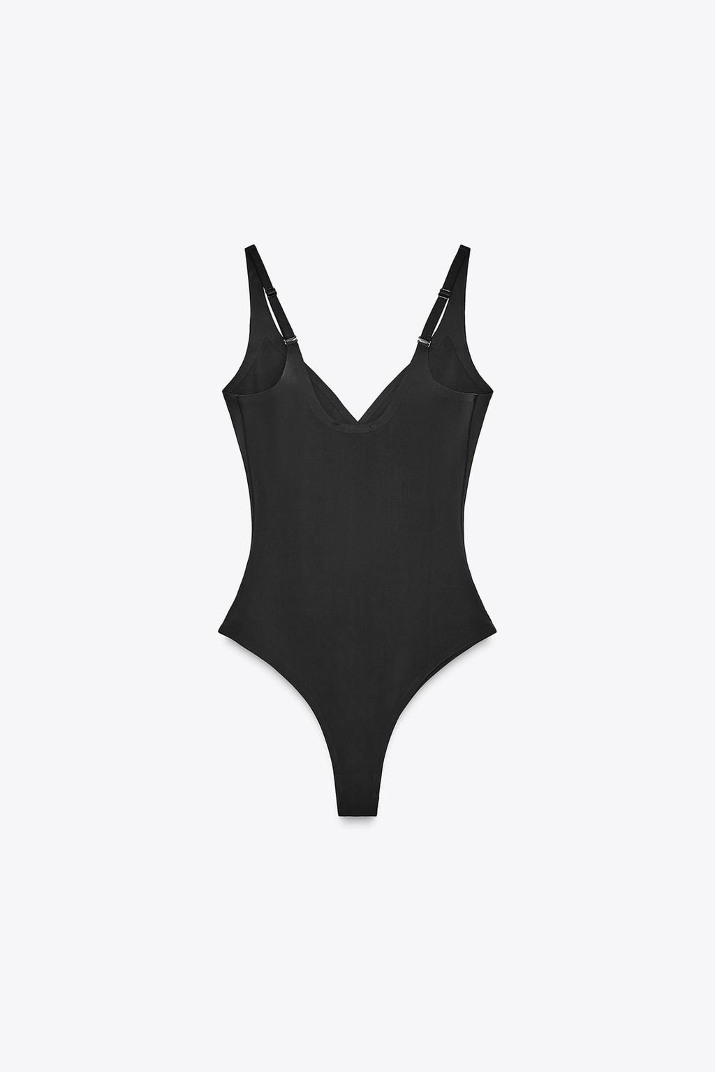 STRAPPY POLYAMIDE BODYSUIT - Zara фото 21