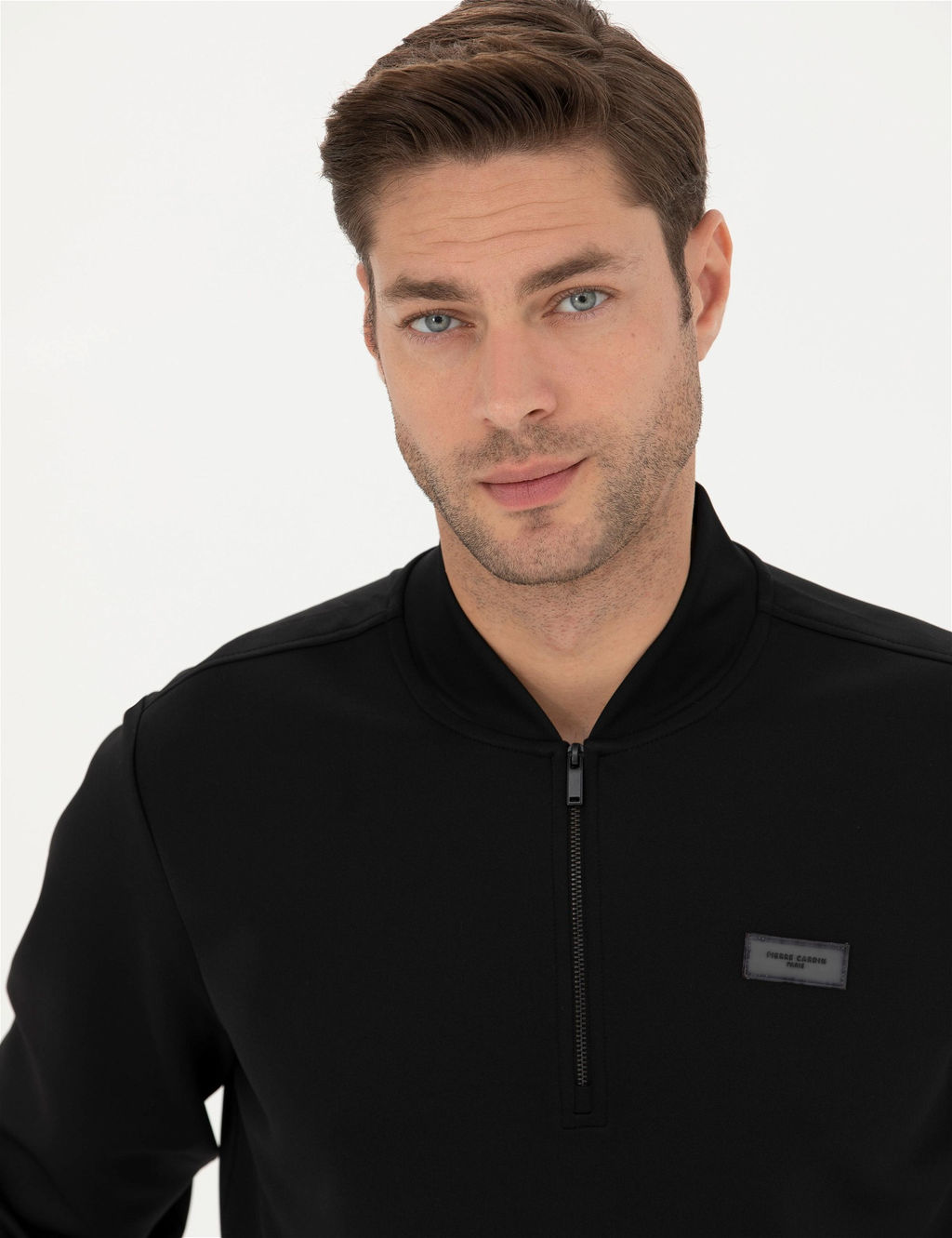 Siyah Regular Fit Sweatshirt - Pierre cardin фото 2