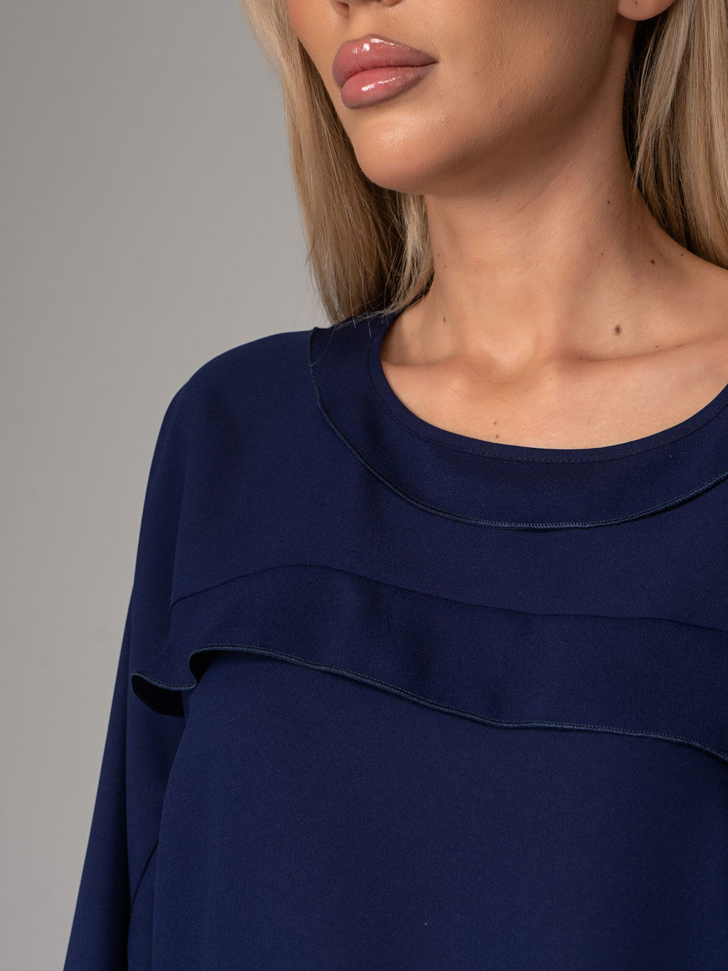 Блузка Бохо (синий) - Эльза фото 6