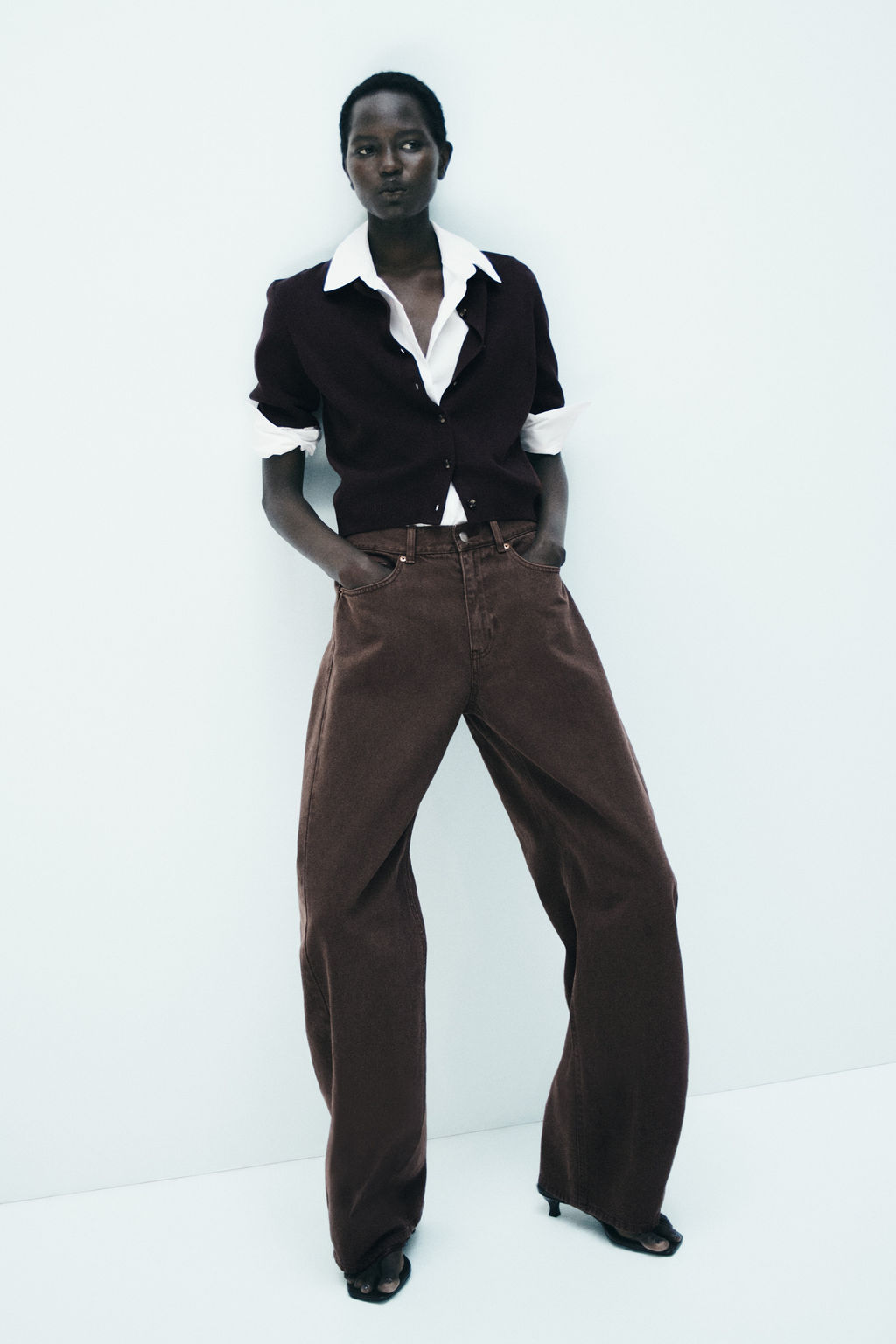 Barrel Regular Waist Jeans - H&m фото 6