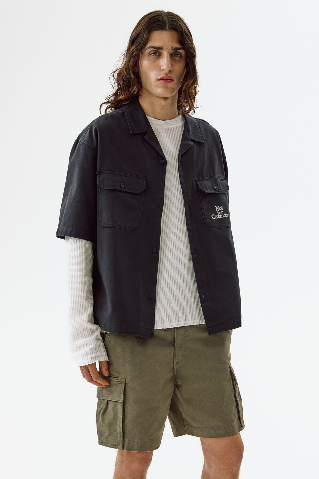 Pantal?n corto cargo Relaxed Fit - H&m фото 10