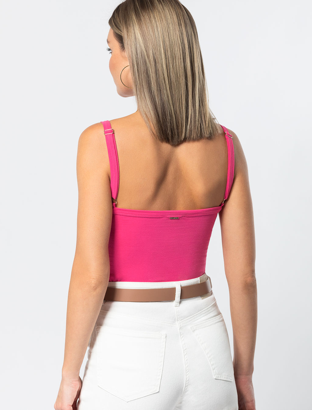 ЛИКВИДАЦИЯ / Топ с двуслойной зоной бра из премиального хлопка - Vilatte фото 5