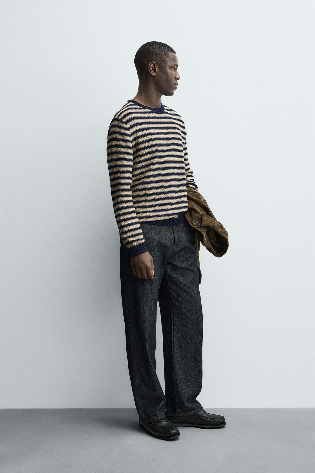 STRIPED JACQUARD SWEATER - Zara фото 4