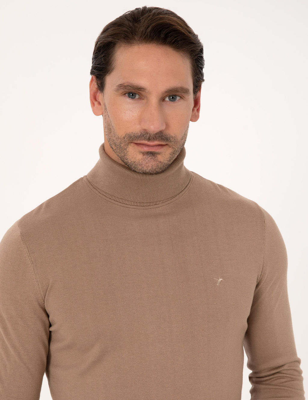 Camel Slim Fit Basic Kazak - Cacharel фото 2