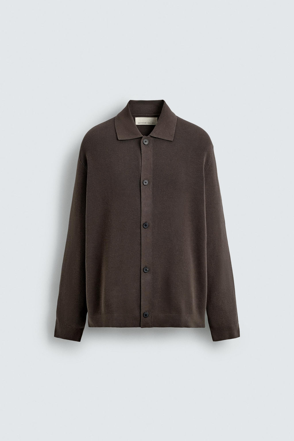 C?RDIGAN REGULAR FIT / Marr?n claro - Zara фото 7