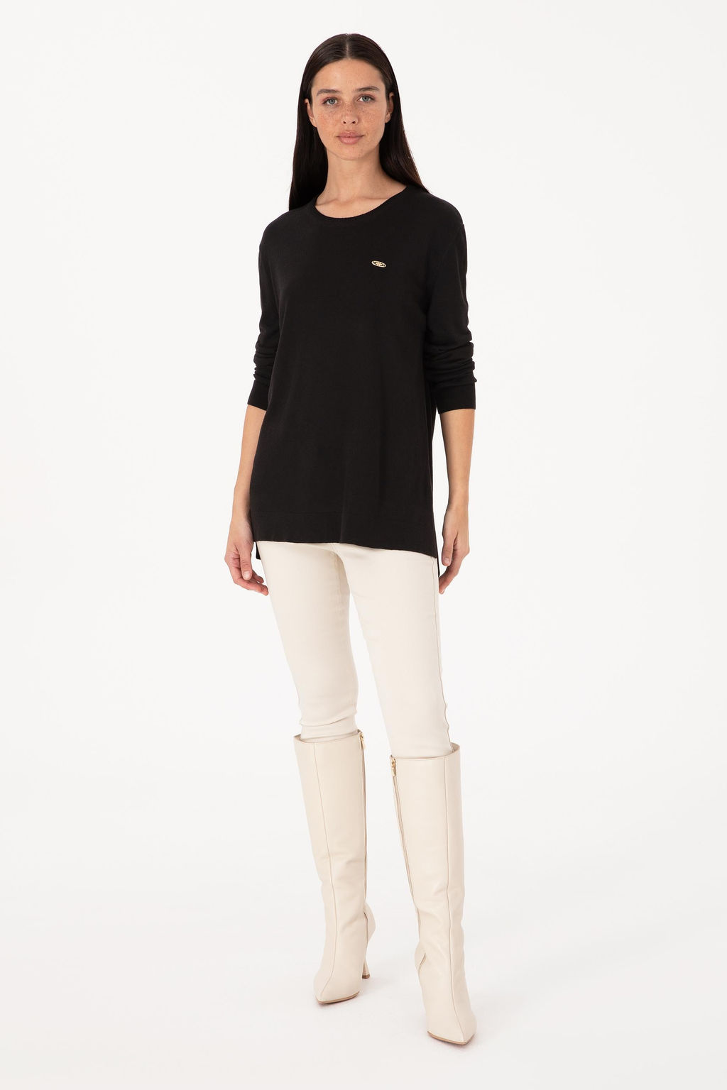 Kad_n Siyah Basic Kazak - U.s. polo assn фото 4