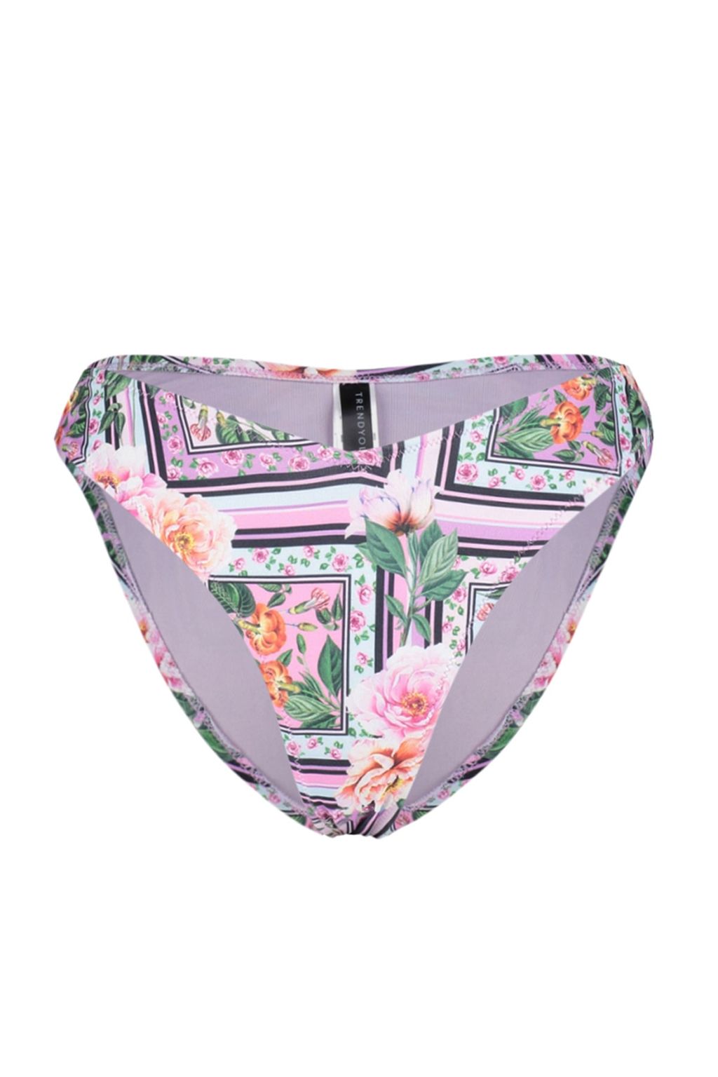 Cicek Desenli V Kesim Normal Paca Bikini Alt? TBESS23BA00220 - Trendyolmilla фото 7