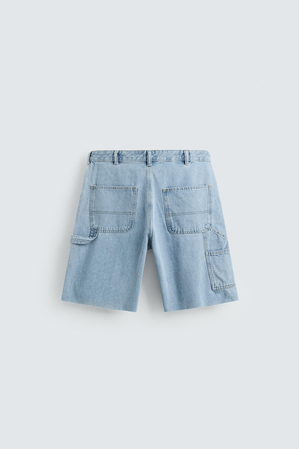 CARPENTER POCKET DENIM BERMUDA SHORTS - Zara фото 34