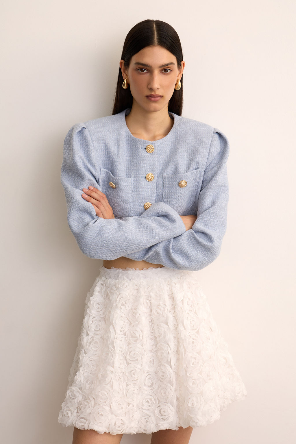 Юбка баллон с объемными розами - Mollis фото 2