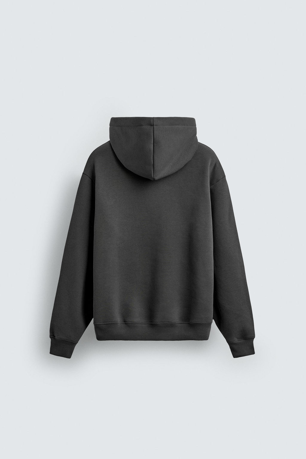 SUDADERA CAPUCHA HEAVYWEIGHT B?SICA / Antracita oscuro - Zara фото 8