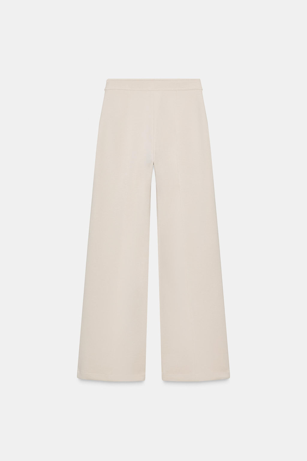 INTERLOCK STRAIGHT-LEG TROUSERS