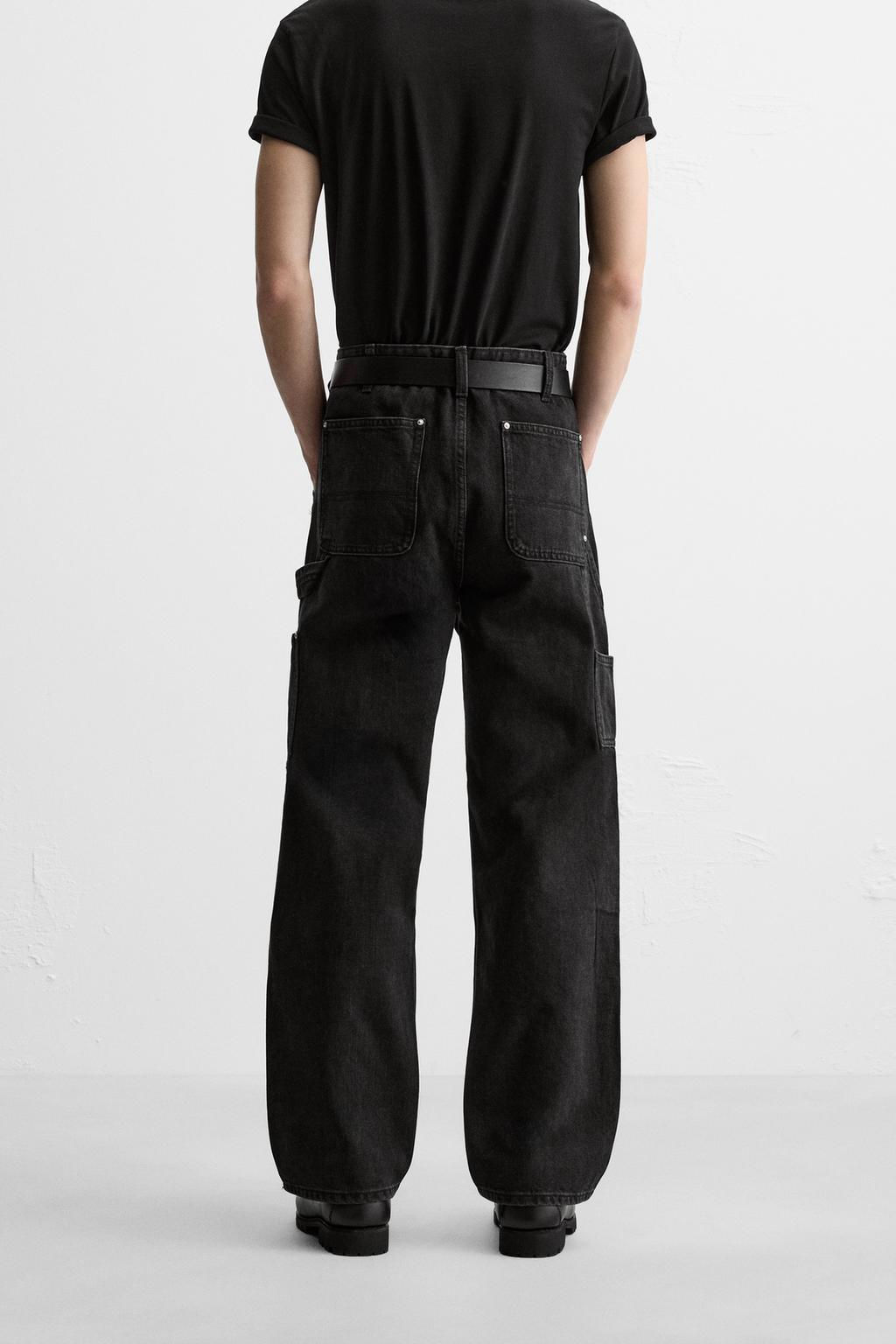 CARPENTER STRAIGHT-LEG JEANS - Zara фото 13