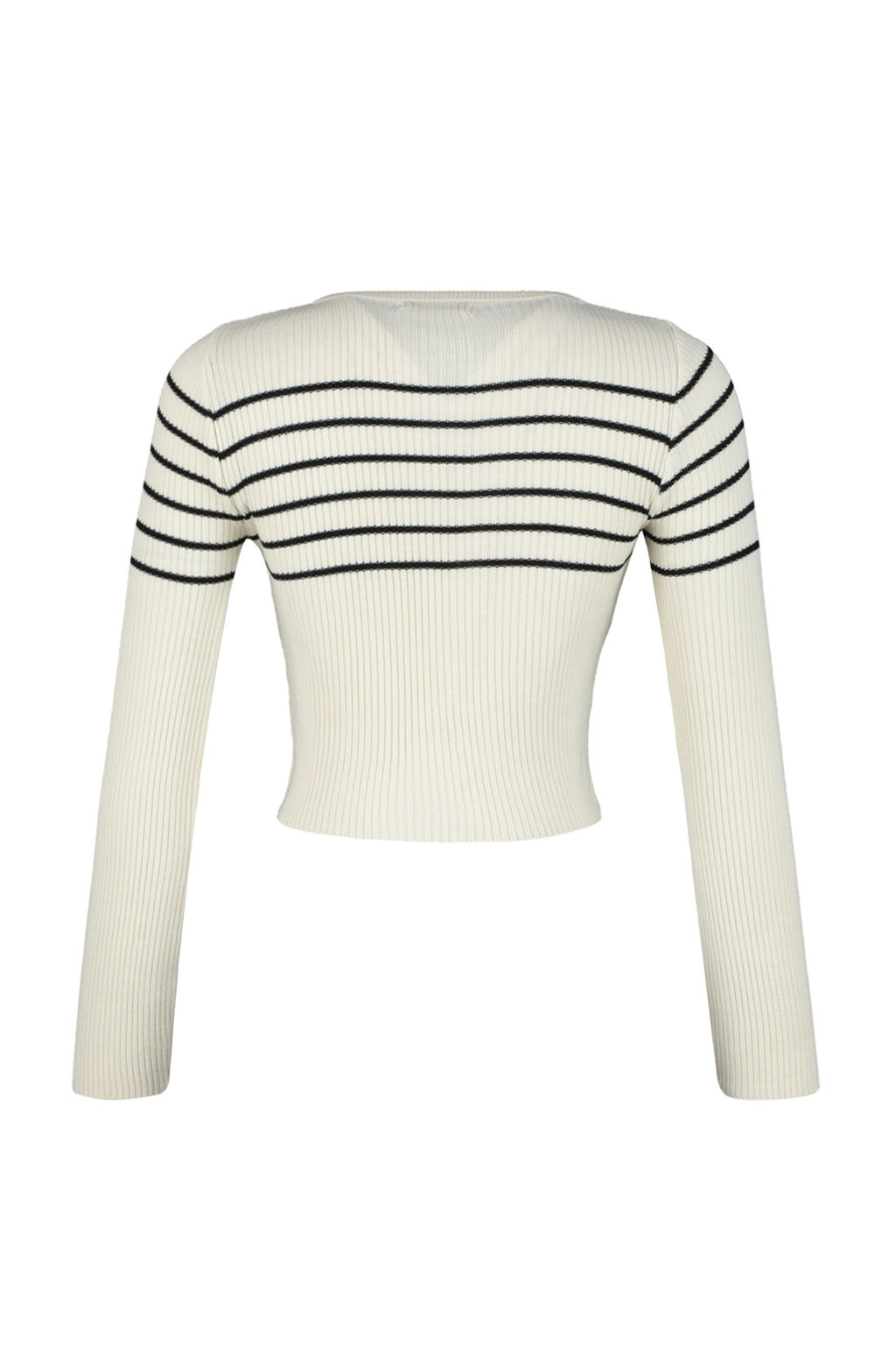 Tas Crop Cizgili Triko Kazak TWOAW24KZ01201 - Trendyolmilla фото 8