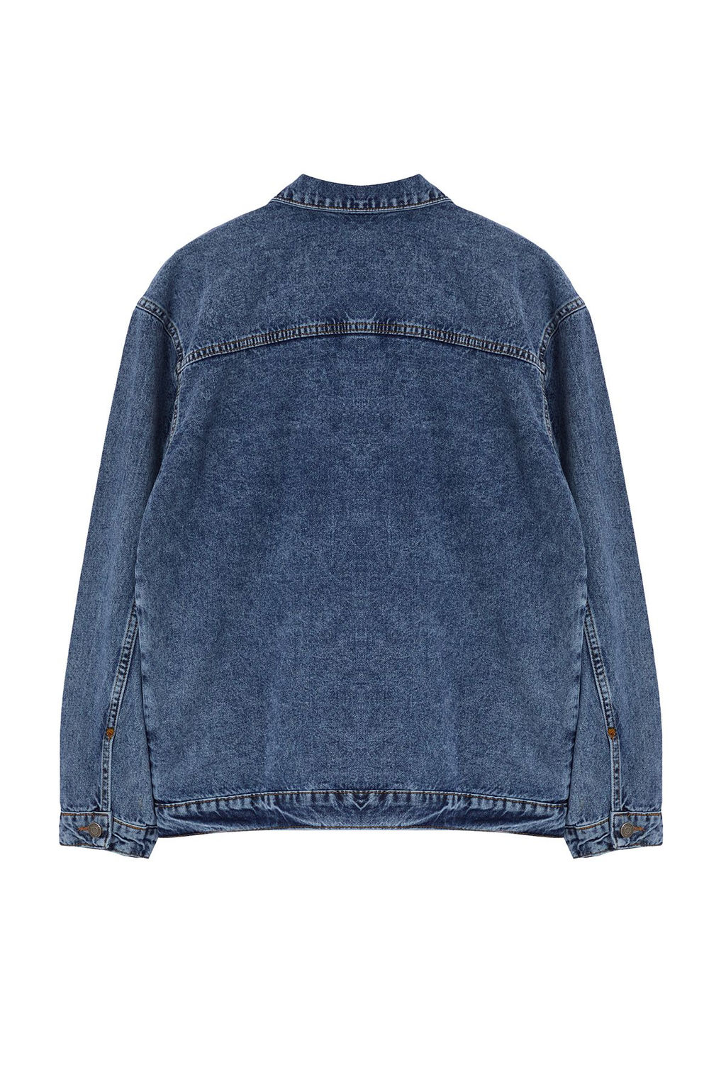 TRENDYOL MAN Ac?k Mavi Regular Ac?k Mavi Erkek Oversize Denim Kot Ceket TMNAW23CE00037 - Trendyolmilla фото 7