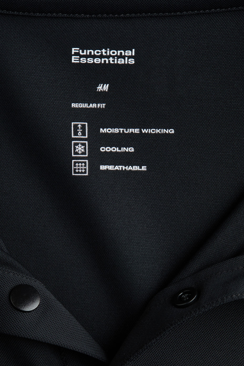 Cooling Regular Fit Polo shirt - H&m фото 9