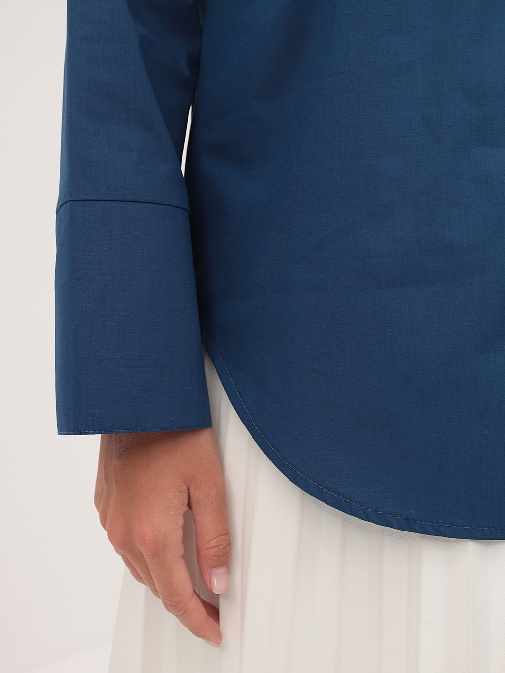 Блузка женская дл. рук. KATHARINA KROSS KK-B-0004V-т.синий  фото 3