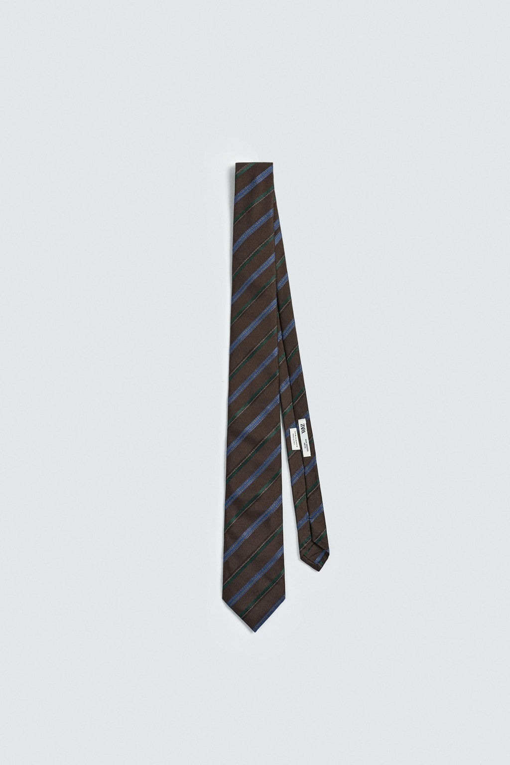 100% SILK STRIPED TIE LIMITED EDITION - Zara фото 2