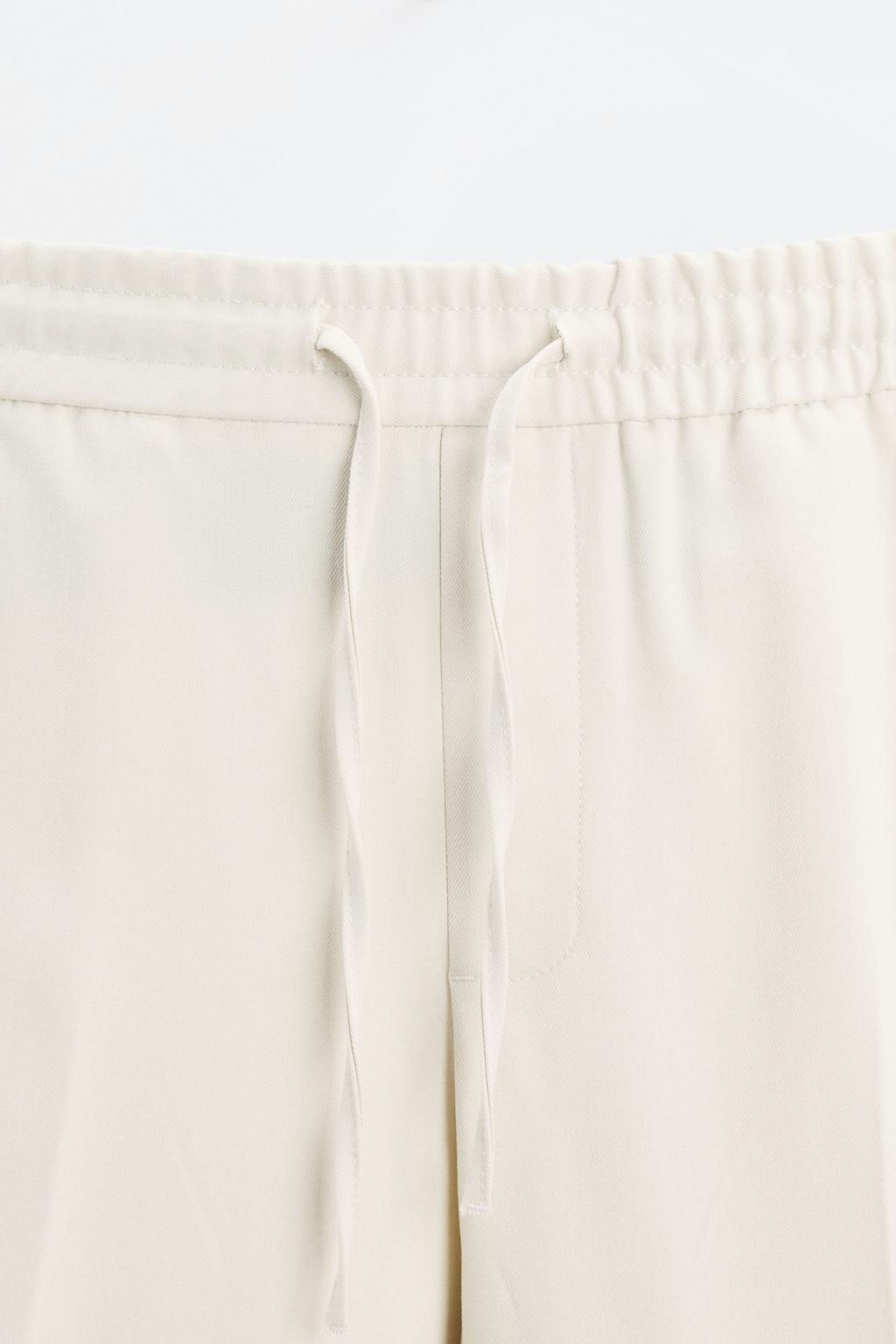 COMFORT FIT JOGGER WAIST TROUSERS - Zara фото 36