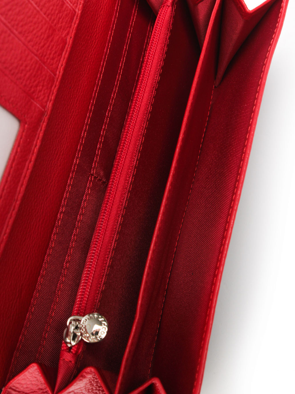 LACCOMA кошелек LA-1075-черный-красный натуральная кожа