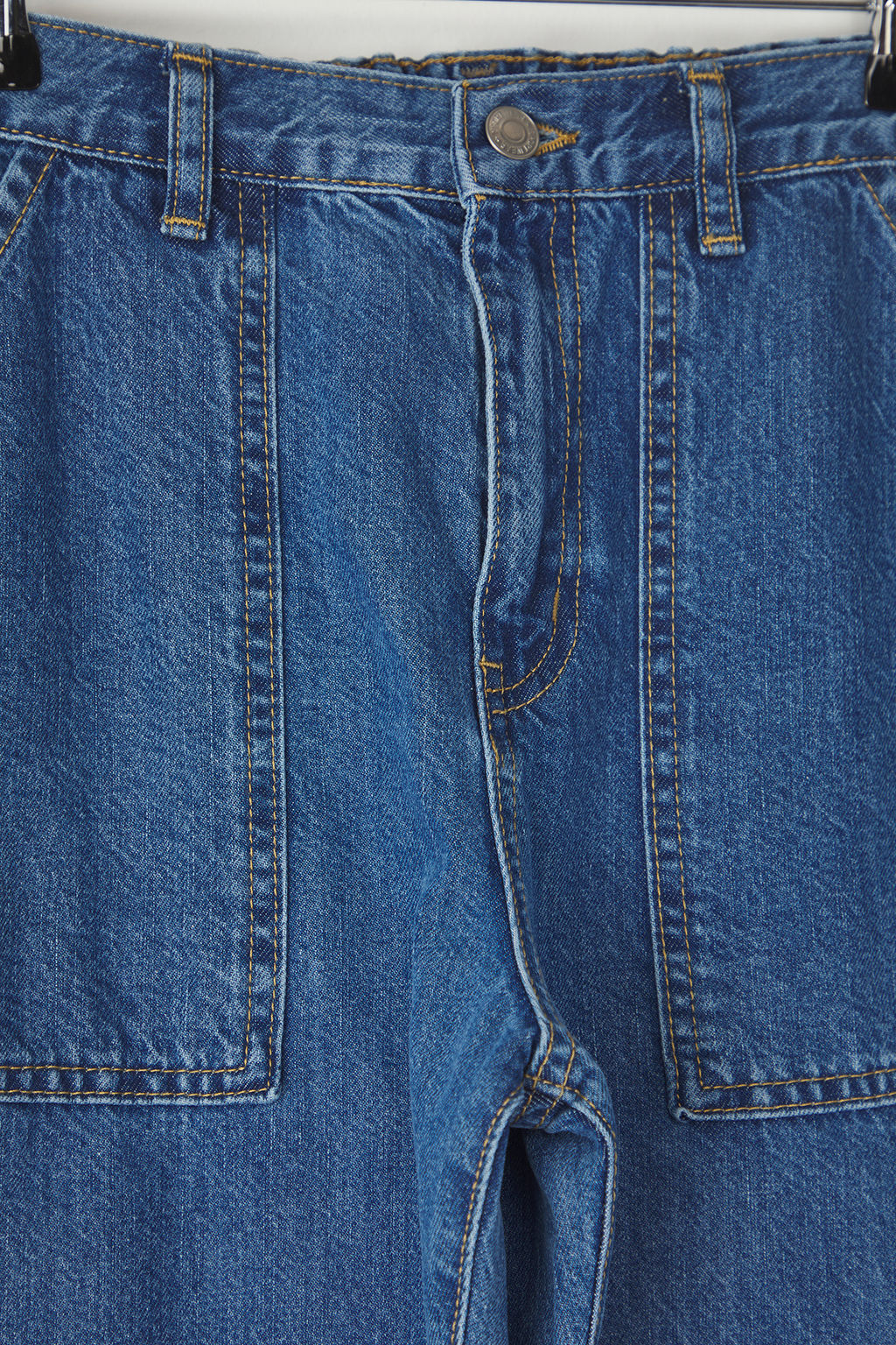 Orta Mavi Erkek Cocuk Yuksek Bel %100 Pamuk Regular Fit Lastikli Denim Jean Pantolon TKDSS25JE00004 - Trendyolmilla фото 5