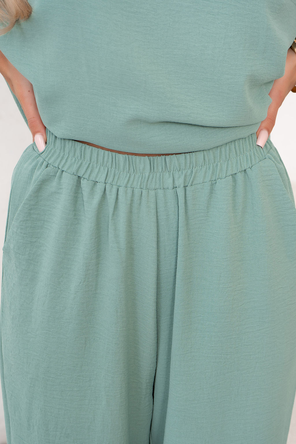 Костюм брючный (мята) К11-90/3 - Николь фото 9