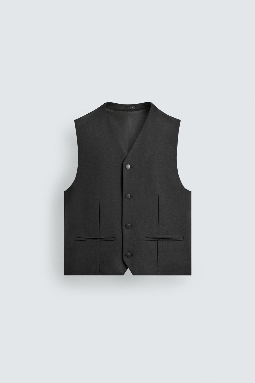 STRUCTURED WAISTCOAT WITH WOOL - Zara фото 8
