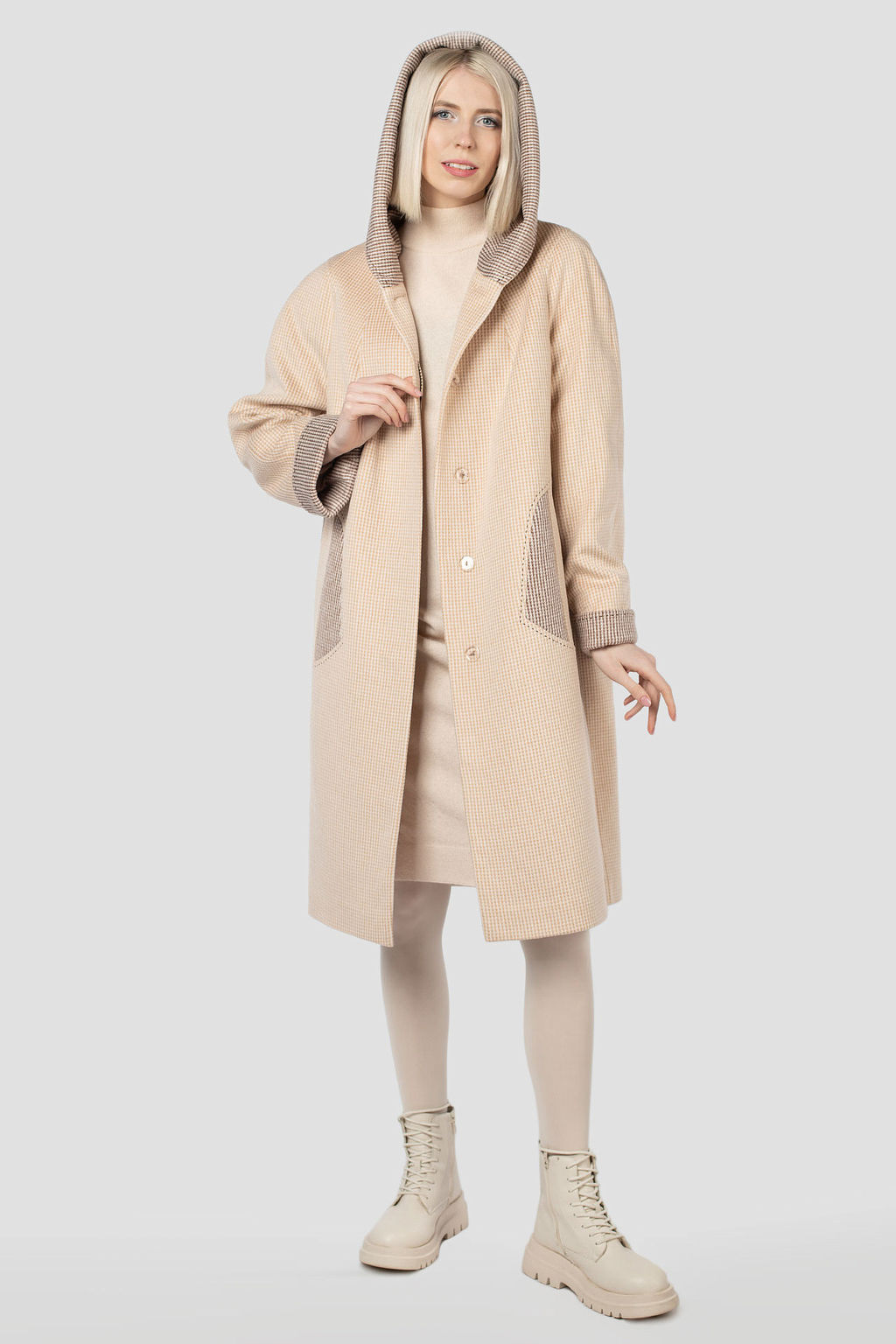 Пальто женское демисезонное - El podio фото 2