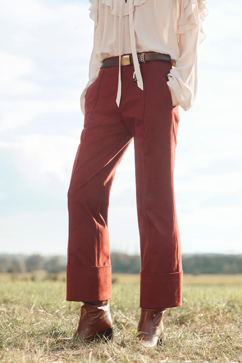 LIMITED EDITION CAPRI TROUSERS - Zara фото 2